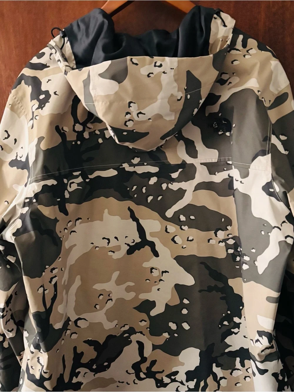 The North Face Men's Camo Millerton Raincoat Jacket - Brown/Black/Tan